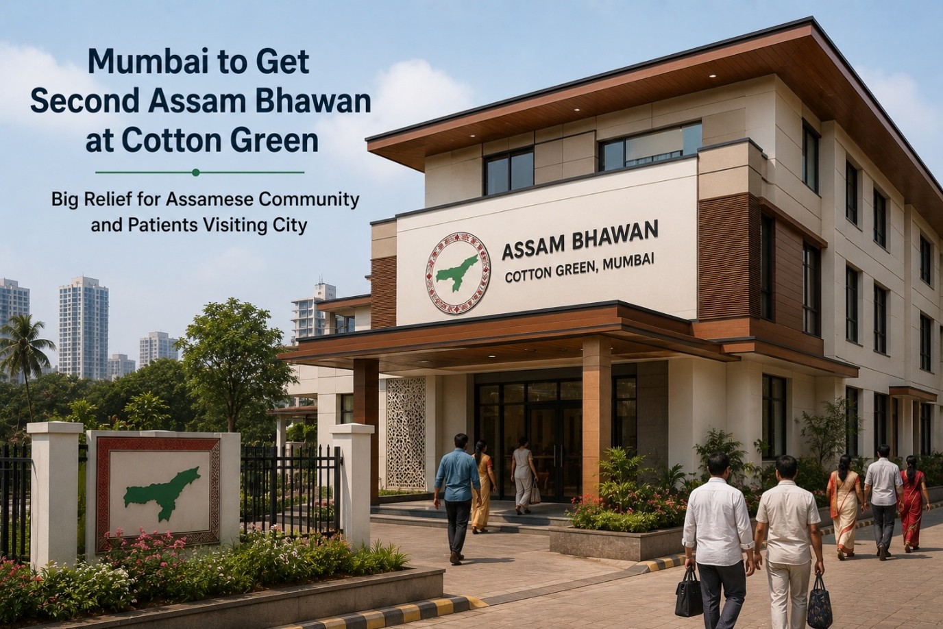 Mumbai to Get Second Assam Bhawan at Cotton Green, Big Relief for Assamese Community and Patients Visiting City