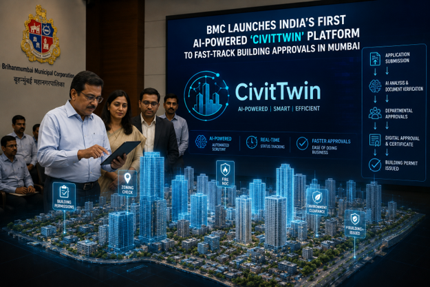 BMC Launches India’s First AI-Powered ‘CivitTwin’ Platform To Fast-Track Building Approvals In Mumbai