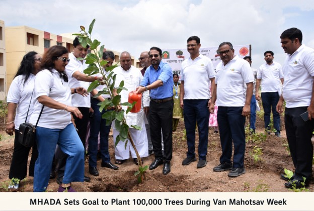 MHADA Starts Statewide Green Drive to Plant 100,000 Trees