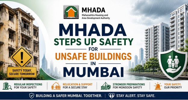 MHADA Monsoon Alert: Unsafe Mumbai Buildings Under Watch