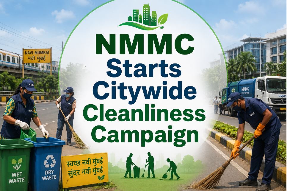 NMMC Launches Cleanliness Drive Under Swachh Survekshan 2025-26