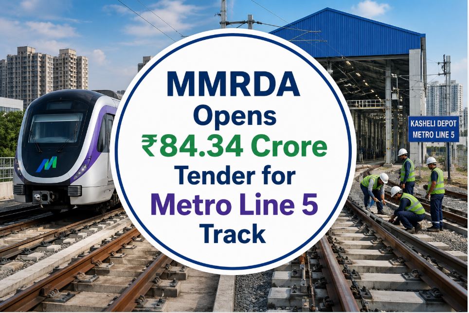 MMRDA Floats ₹84.34 Crore Metro Line 5 Track Works Tender