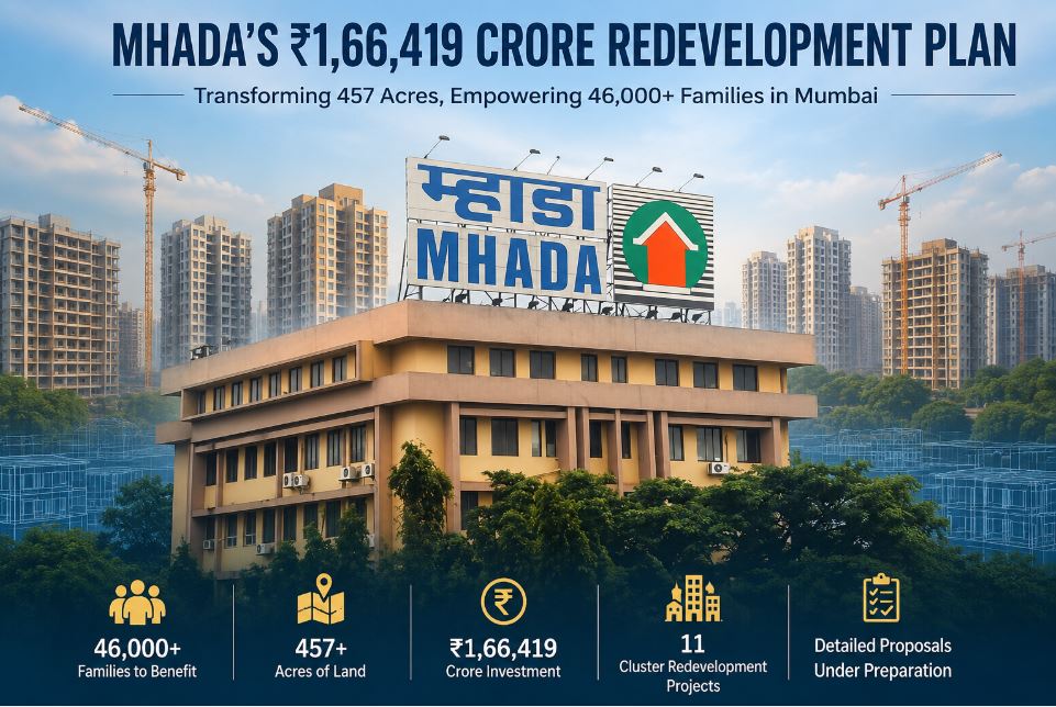 46,000 Families to Benefit From MHADA Redevelopment