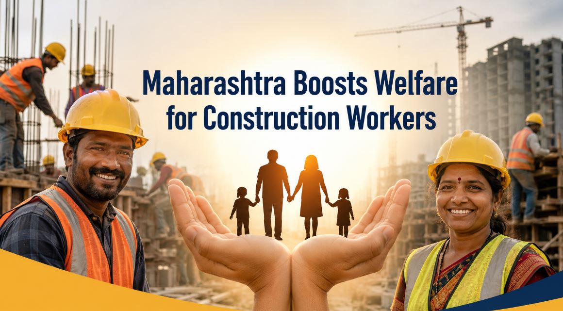 Maharashtra Boosts Welfare Benefits for Construction Workers