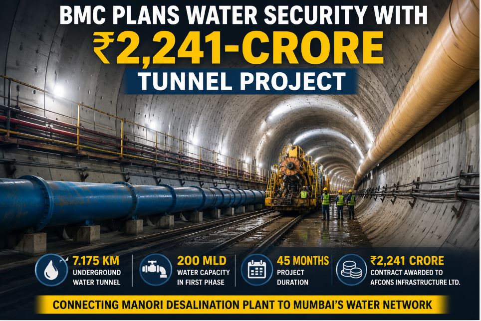 Manori Desalination Tunnel Strengthens Mumbai Water Supply