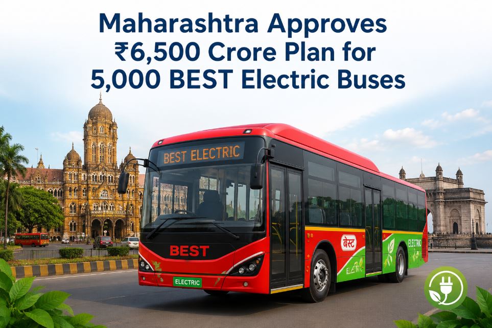 Maharashtra Approves 6,500 Crore BEST Electric Bus Plan