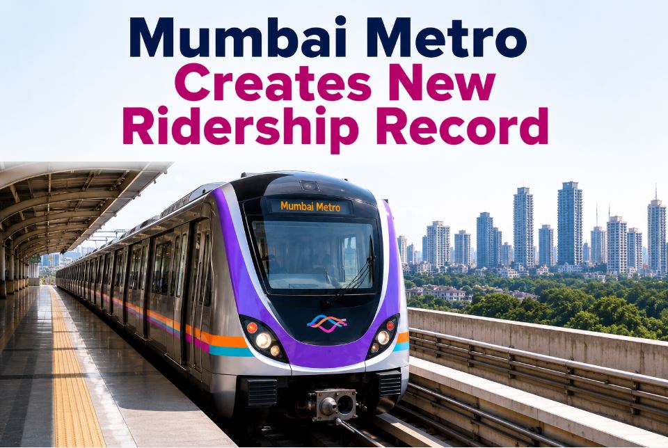 Mumbai Metro Records Highest Ever Single Day Passenger Count