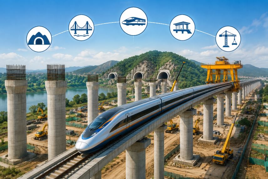 India’s First Bullet Train: 74 Km of Piers Ready in Maharashtra