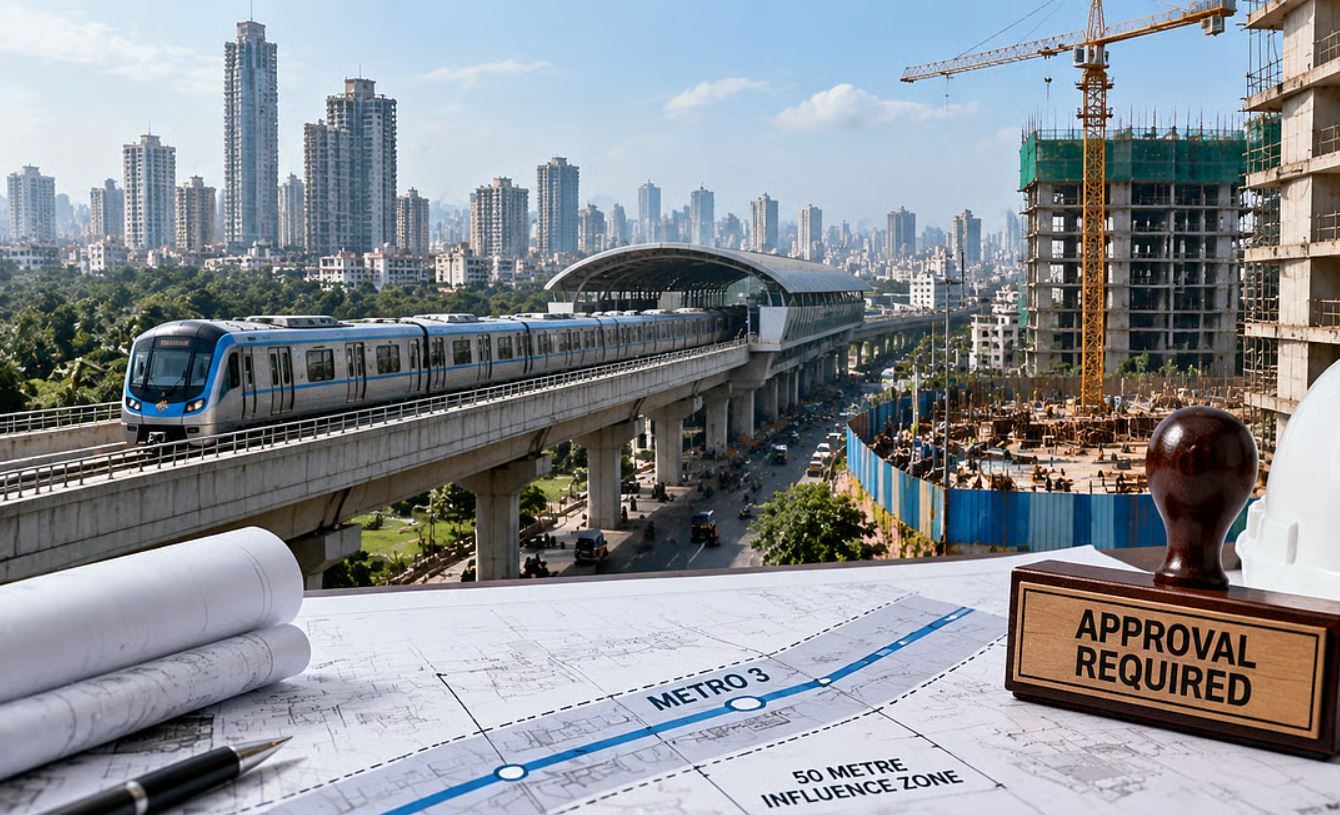 MMRC Approval Required for Redevelopment Near Mumbai Metro Line 3