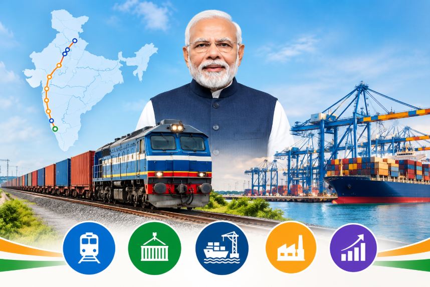 PM Modi to Dedicate 3 Western DFC Sections at JNPA