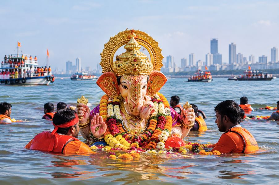 Ganesh Visarjan 2026: Mumbai Immerses Over 61,500 Idols