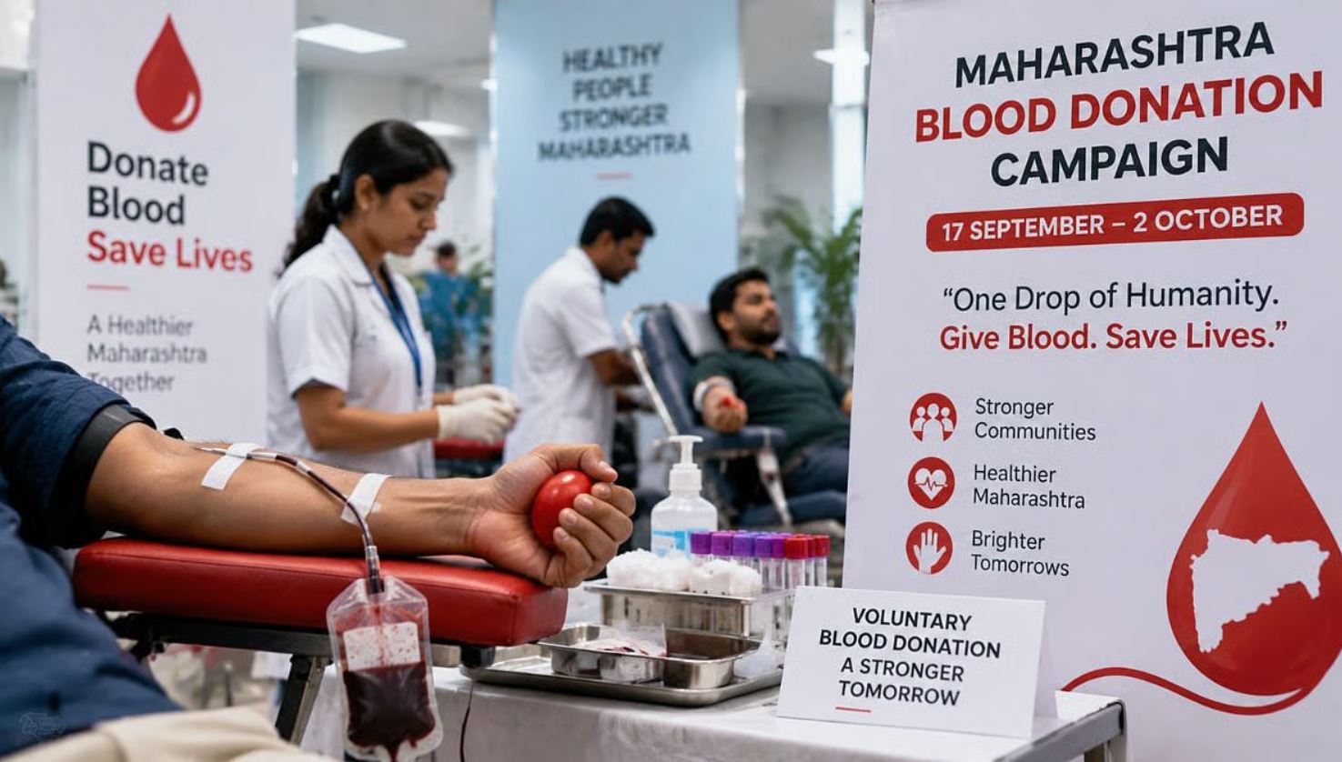 Maharashtra Begins 15-Day Blood Donation Drive to Boost Supplies