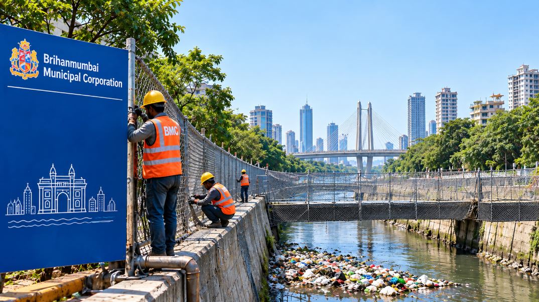 Mumbai Nullahs to Get Steel Nets by May 2028